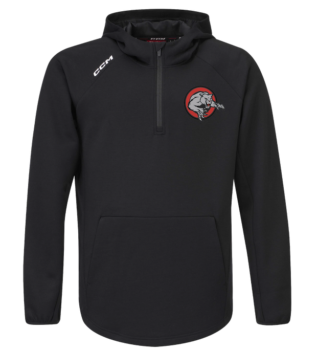 CCM Port Moody Panthers 1/4 Zip Tech Fleece Hoodie