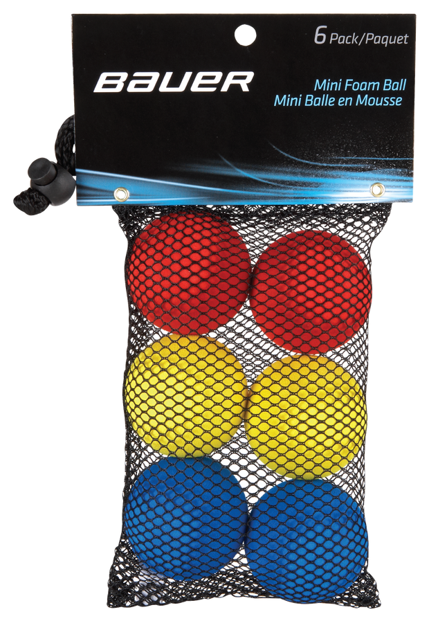 Bauer Mini Foam Ball 6 Pack