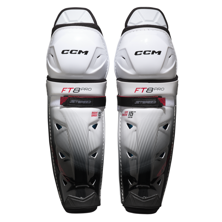 CCM Jetspeed FT8 Pro Shin Pads- Senior
