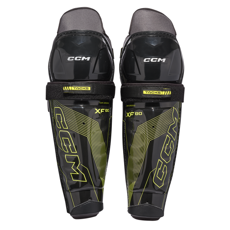 CCM Tacks XF80 Shin Pads- Junior