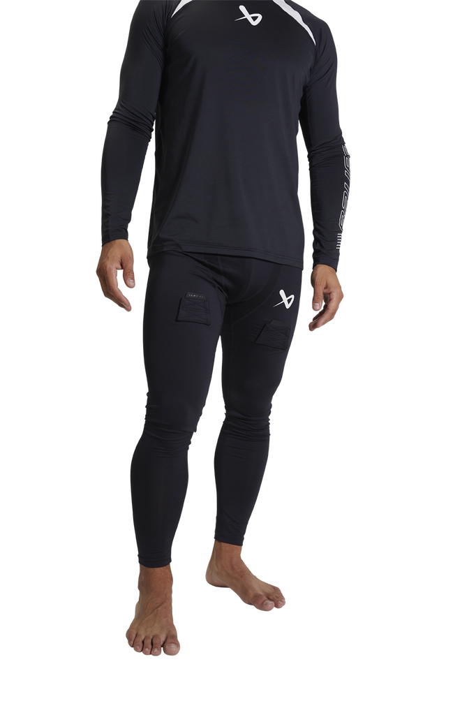 Force 3 Ultimate Thigh Protection Compression Tights with DuPont™ Kevl –  TripleSSports